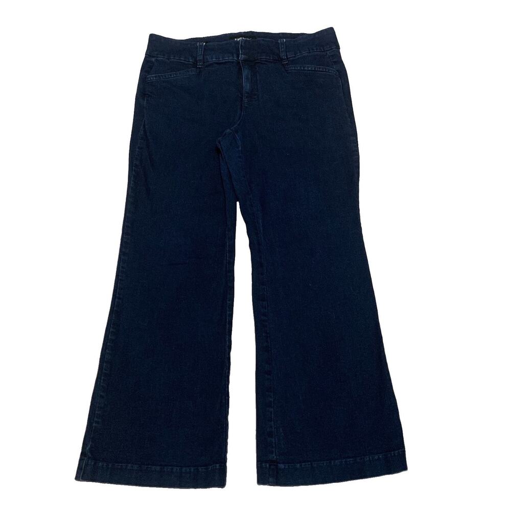 Torrid Studio Trouser Boot Jeans Dark Indigo Stretch Bootcut Size 16R
